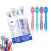 Mini Disposable Toothbrush Soft Bristle Toothbrush Dental Floss Toothpaste Toothpick Tongue Perfect for Work Portable and Convenient for Home 26