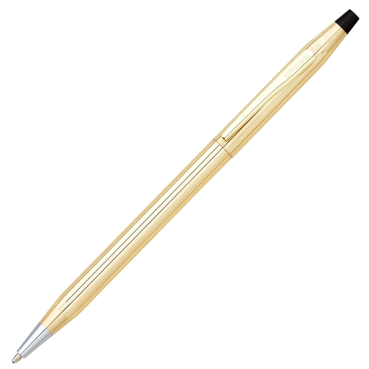 Japan Hobby Box Unisex Kids Gold Cross Classic Century 4502 Ballpoint Pen 10K Plated (Oil-Based Ink),