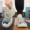 High-top Socks Shoes Octopus Breathable Mesh  Men Sneakers Comfortable Thick Sole Running Sports  Shoes Trend Walking Footwear