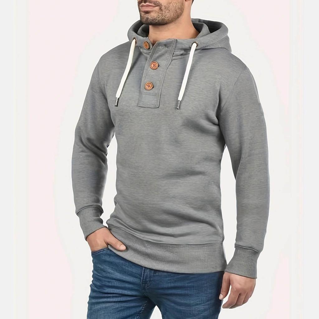 Autumn Men's Large Hooded Digital Printed Sweater New Large Basic Sweater