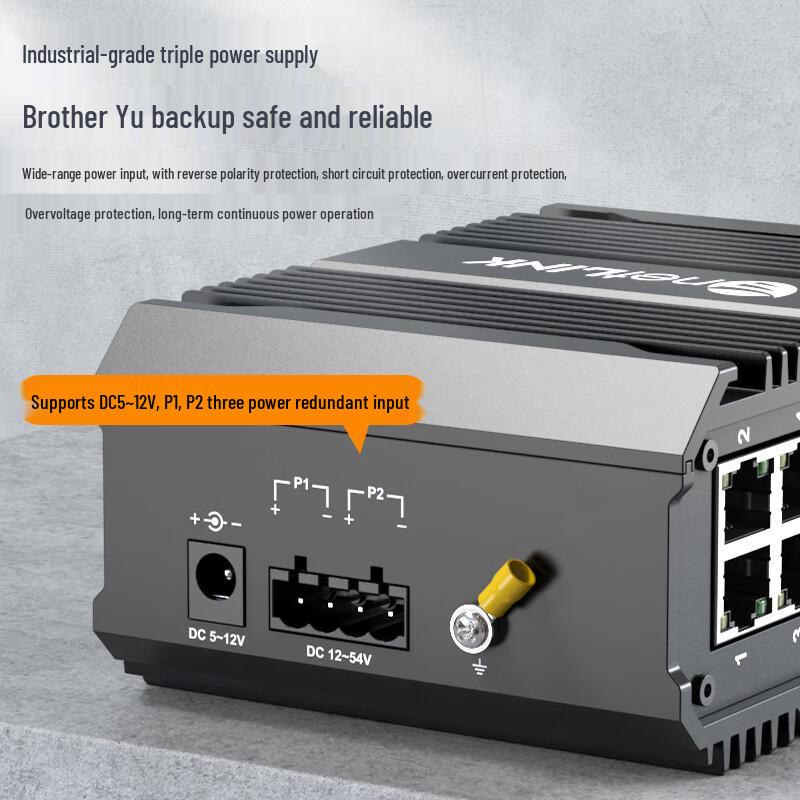 netLINK Industrial Gigabit Ethernet Switch & Fiber Transceiver