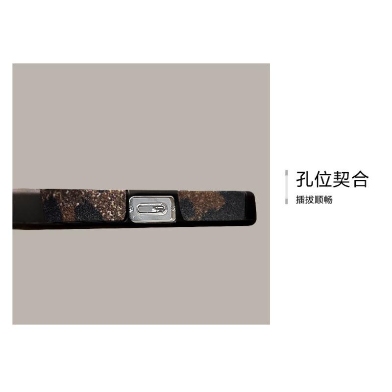 Leopard Butterfly Lanyard Big Window Phone Case For Iphone 16 15 14