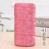 Mercerized Cotton And Linen Flat Belt Thread Light Body Ice Silk Crochet Hook Hat Wool Ball Handmade Diy Knitting Material Package