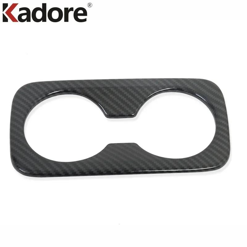 Car Rear Seat Water Cup Holder Frame Cover Trim For Hyundai Tucson 2015 2016 2017 2018 Matte Interior Accessories
