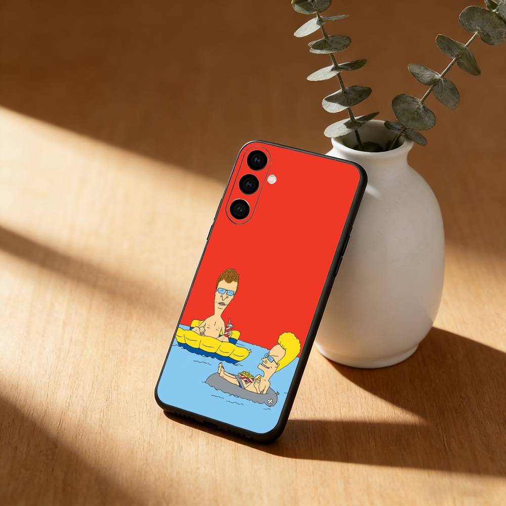 Cartoon B-Beavis and Butt-head   Phone Case For Samsung GalaxyA13,21s,22,31,32,52,53,71,72,73,Soft Black Cover Samsung a22 5g
