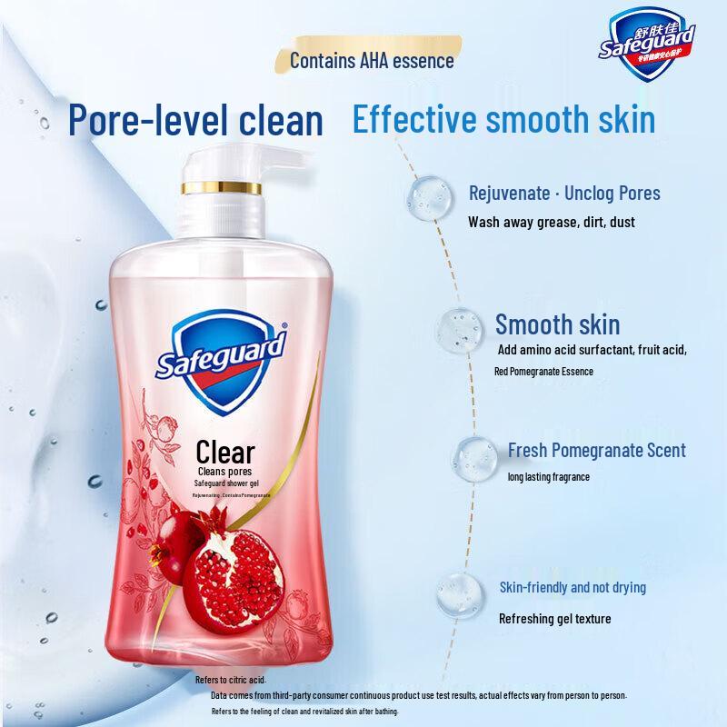 Safeguard Skin Renewing Pomegranate Shower Gel