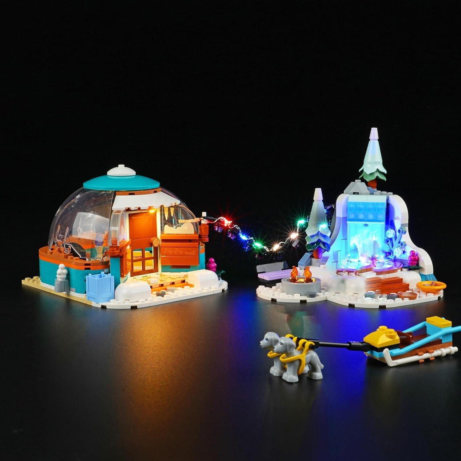 Light Kit for Lego Igloo Holiday Adventure 41760, Innovative Led Lighting Kit Light Design and Configuration Compatible with Lego 41760 Building