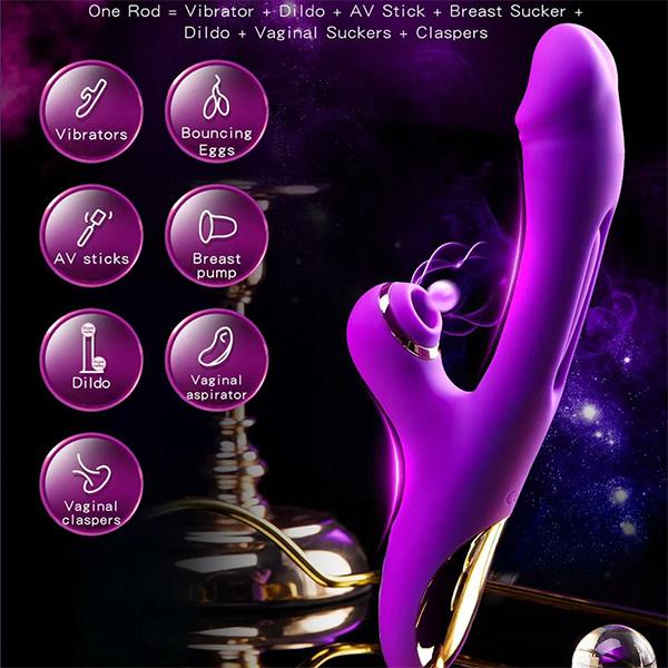 Donne Schiaffo Del Clitoride Vibratore Dildo Della Vagina Clitoride Stimolatore Del Clitoride Vibratore Stimolatore del punto G Vibratore Del Coniglio Giocattoli Del Sesso Femminile Prodotti Per Adulti