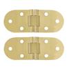 2pcs Round Edge Drop Leaf Hinge 80x30mm Flap Hinge Solid Hinge  Folding Table