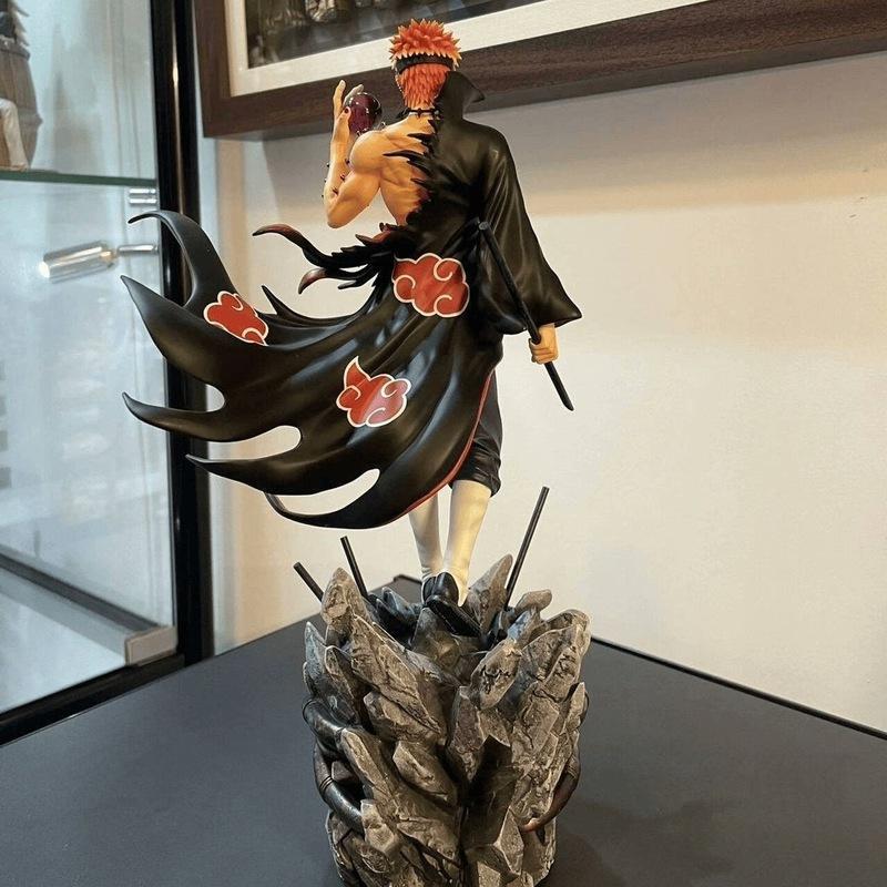 23cm/9in Klasyczne Figurki Anime Naruto Figurka Pain Model Statuetka PVC Kolekcja Dekoracja Ozdoba na Biurko Zabawki Urodzinowe Prezenty
