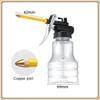 Pompă de ulei transparentă de 250 ml, pompă de înaltă presiune, pistol de ungere, ulei de ungere, ulei de lubrifiere, mașină din plastic