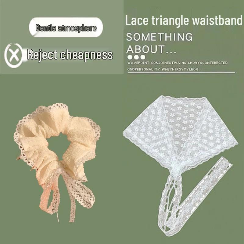 

Эксклюзивная Новинка: Женские джинсы с кружевным поясом, многослойными акцентами и шелковым платком