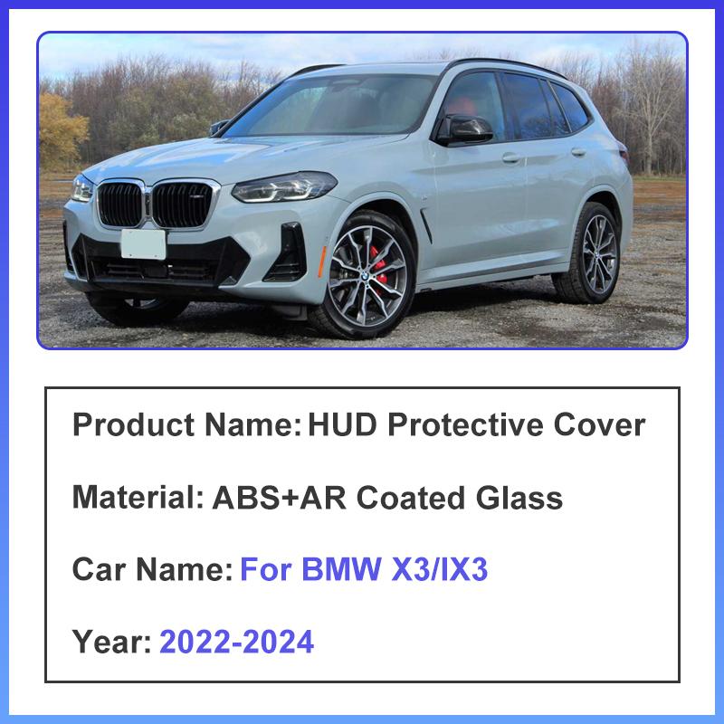 For BMW X3 IX3 G01   2024 HUD Head Up Display Protective Cover Reflective Projection Screen Interior Part Accessories