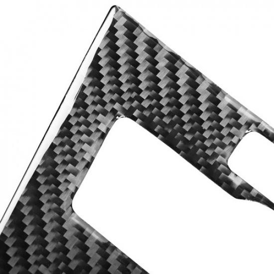 Inner Central CD Panel Carbon Fiber Cover Fit For BMW X3 F25 X4 F26 2011-2017