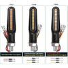 Motorcycle Blinkers Indicator Sequential Turn Signal Amber LED Lamp (Pack of 4)