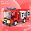 Funny building block city vehicle model, school bus, fire truck, ambulance, business car, nice holiday gift for friends