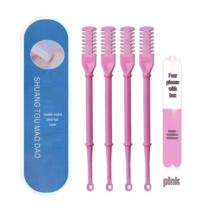 Unisex Double-Head Anti-Scratch Nose Hair Trimmer Set