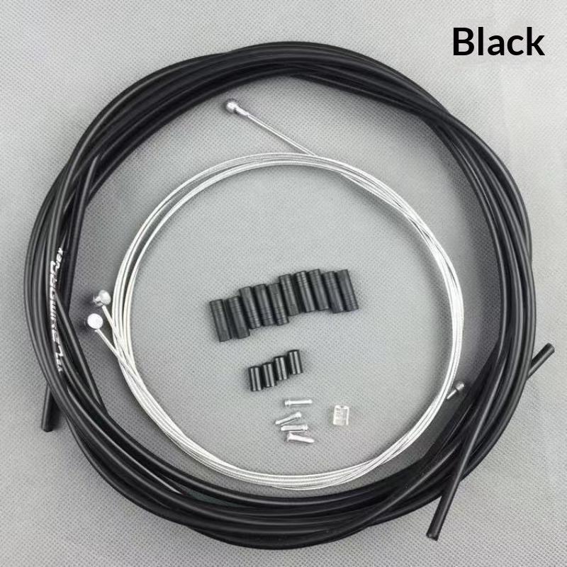 Bike Brake Shift Cable Housing Set Multicolor Wear Resistant For Mountain Road Bicycle Replacement
