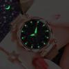 Orologio da Donna Cielo Stellato Quadrante Luminoso Chiusura Magnetica Orologio da Polso al Quarzo Moda Casual Orologio Bracciale