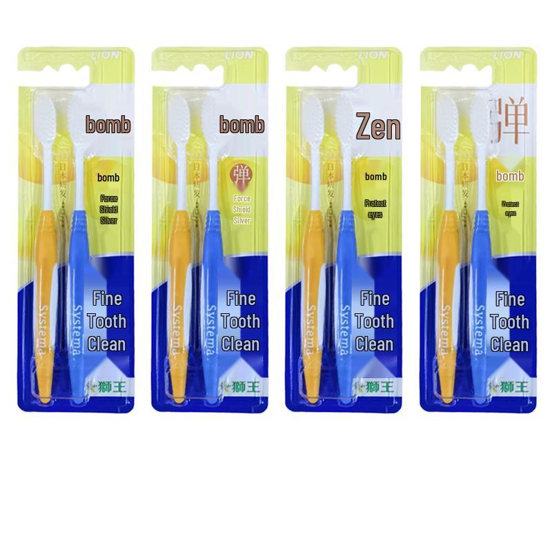 

Лев Зубная щетка с мягкой щетиной для чистки зубов и защиты десен