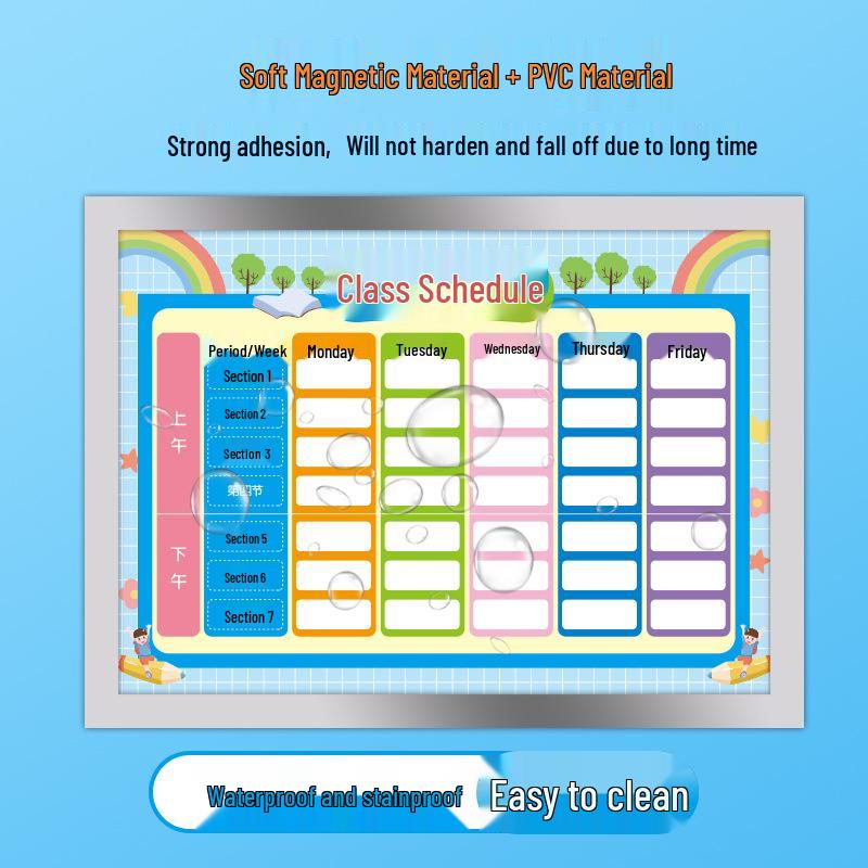A4 Magnetic Wall Stickers – Student Reward/Penalty Chart & Daily Planner