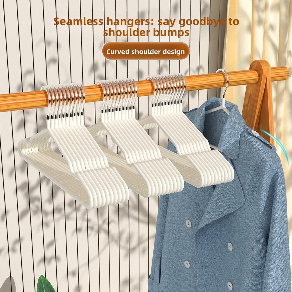 Home Use Hanging Clothes Rack for Student Accommodation Multi-Functional Non-Slip Mark-Free Shoulder-Angle Protected Hanger