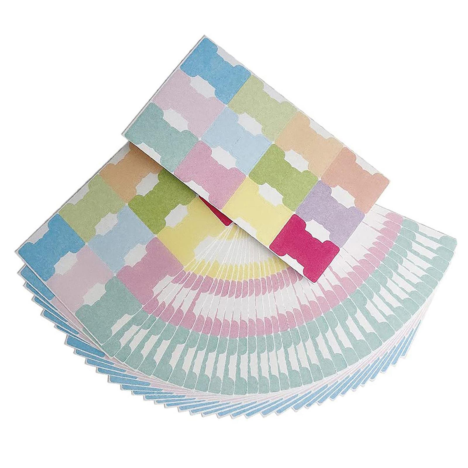 

120 шт. цветных индексных этикеток, самоклеящихся этикеток, маркеров страниц, самоклеящихся заметок, записываемых этикеток для блокнота, планировщика