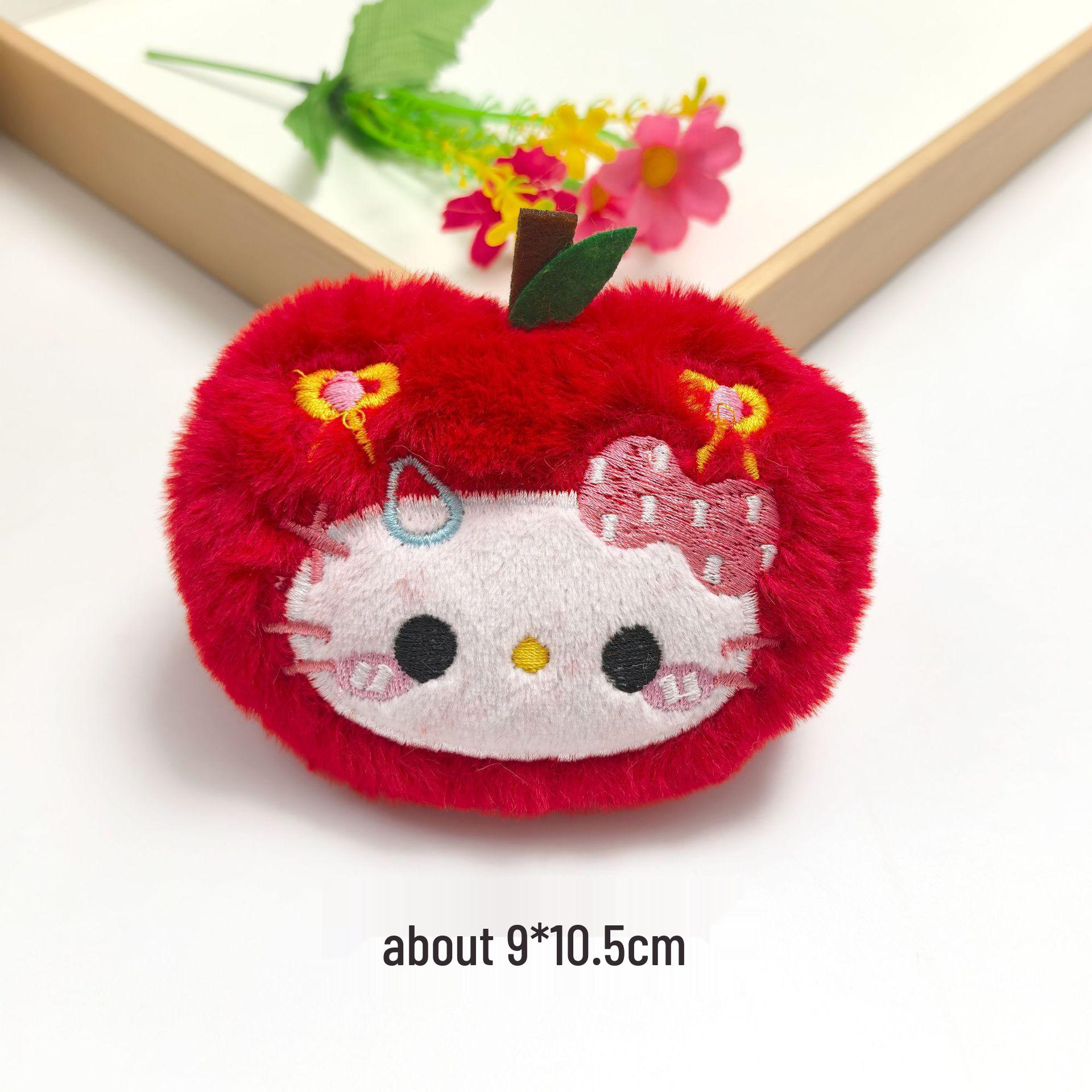 Креативный пищащий плюшевый брелок-котик – Милый аксессуар для сумки или рюкзака Back Opening