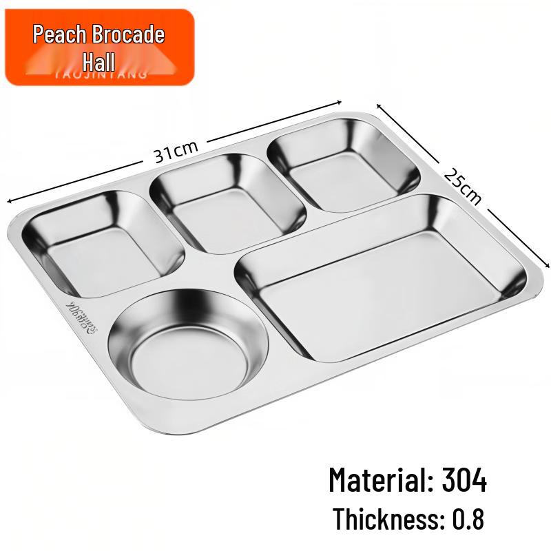 

Tao Jin Tang Stainless Steel Rectangular Dinner Plate