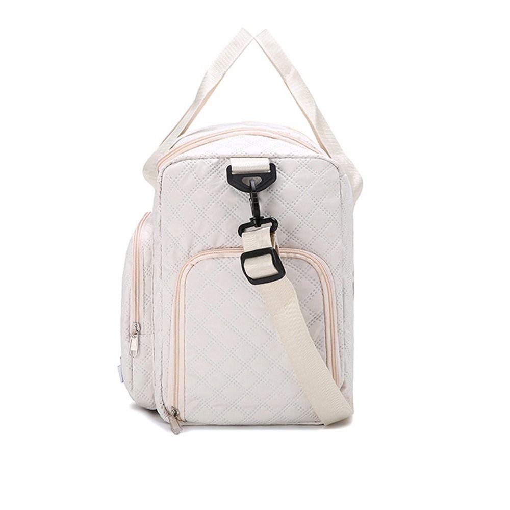 Oxford Travel Duffel Bag Sturdy Nylon Duffle Bag Storage Bag Large Capacity Handbag  Girl