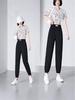 Summer High-Waisted Tapered Cropped Harem Pants for Middle-aged and Elderly Women - Loose, Slimming, Plus Size