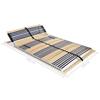 VidaXL Slat Bed Base with 42 Slats 7 Zones 140 X 200 Cm