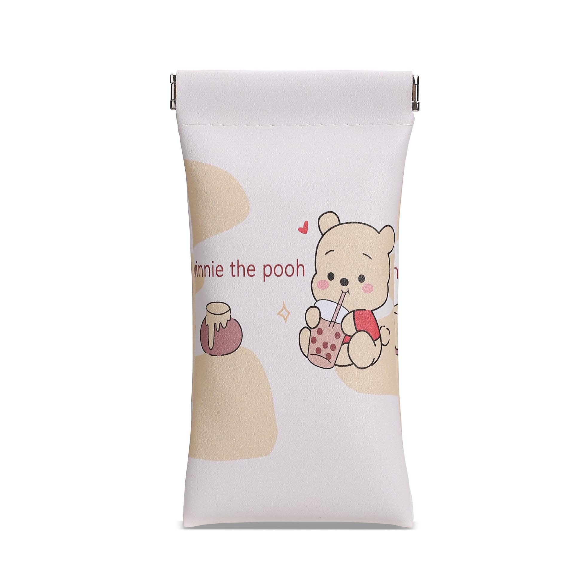 

Waterproof Cosmetic Bag with Automatic Snap Closure for Travel - Portable Storage for Lipstick, Keys, and Coins.