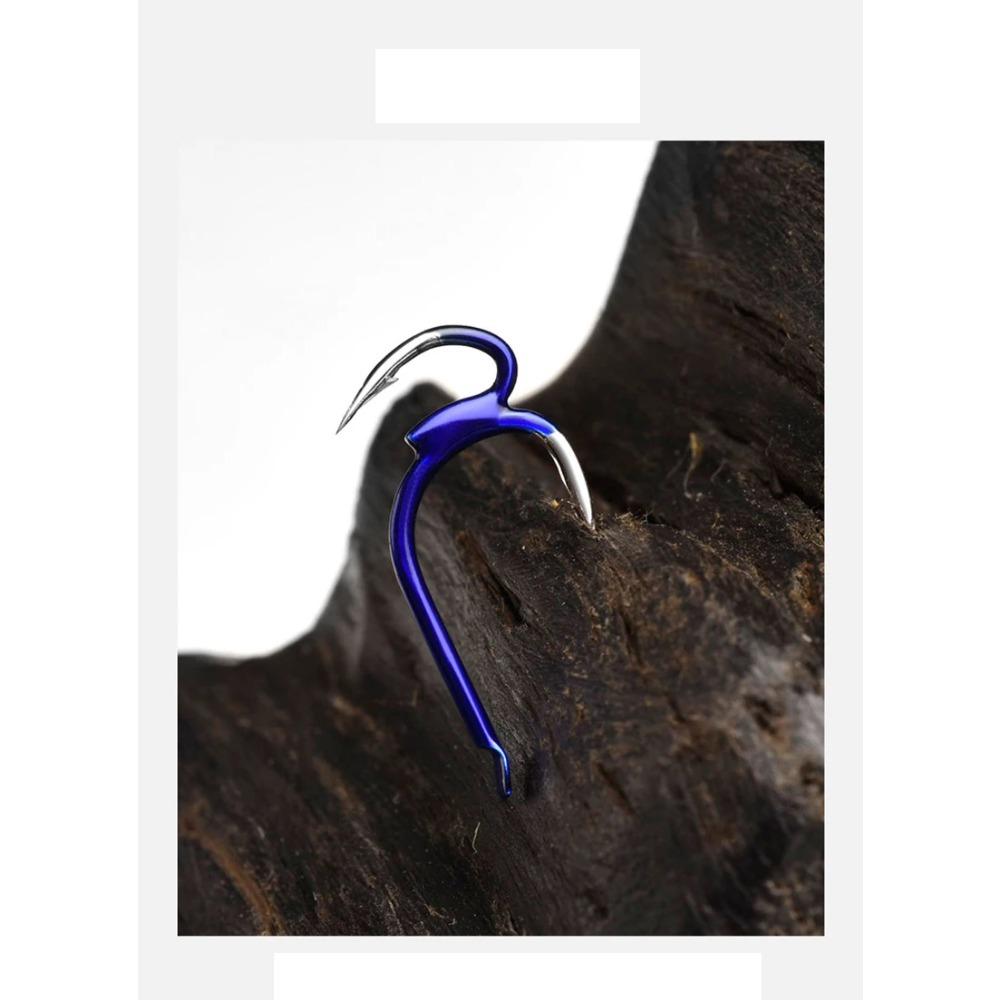 10Pcs/lot 5#-12# High-carbon Steel Fish Hook Two Strength Tip Sharp Carp Fighting Barbed Hooks Double Fishing Hook