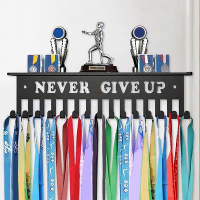 Medaillenhalter-Display, Medaillenhakenständer aus Metall für Auszeichnungen, Trophäen und Erfolge