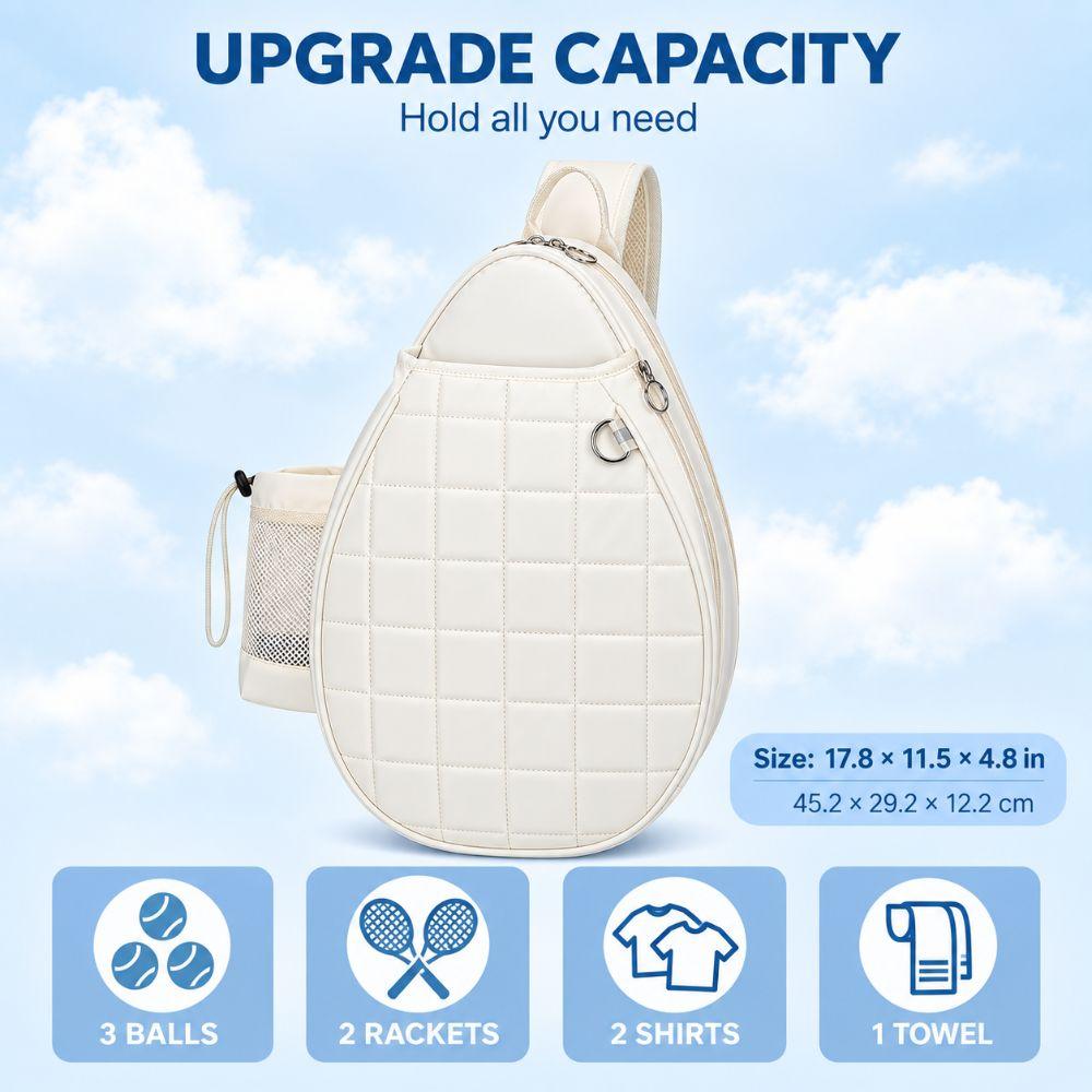 Lightweight Racket Sling Case Waterproof Tennis Shoulder Bag Tennis Racket Bag Court Training
