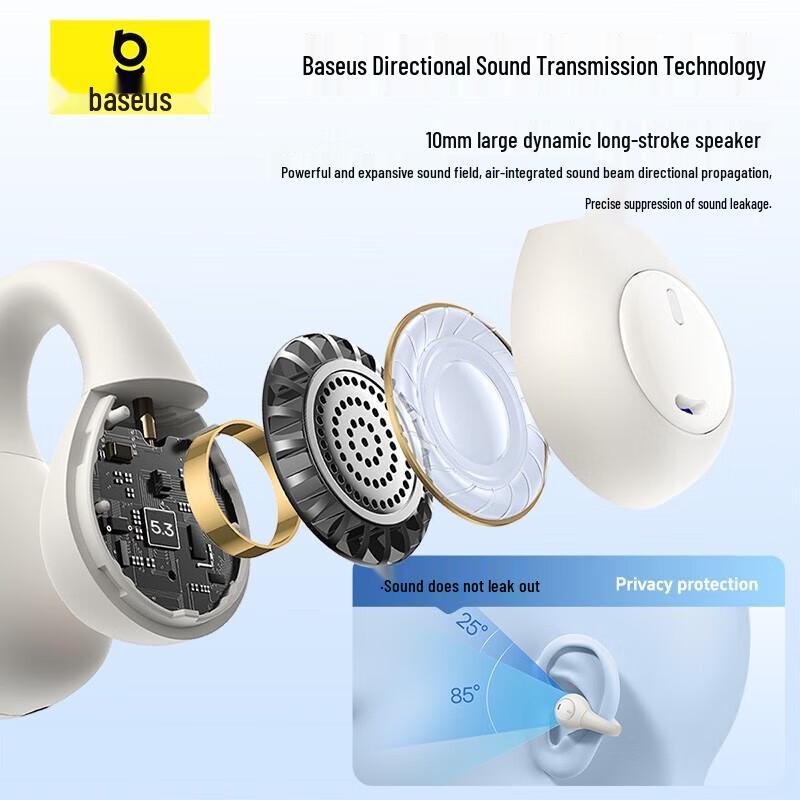 Baseus AirGo AS01 Wireless Open-Ear Bone Conduction Earbuds