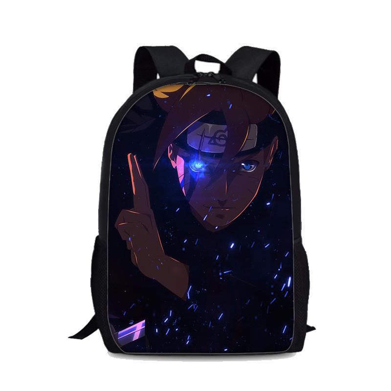 Naruto Uzumaki Kinderrucksack Mit Großem Fassungsvermögen Und Wasserabweisendem Nylon Für Schule Und Reisen