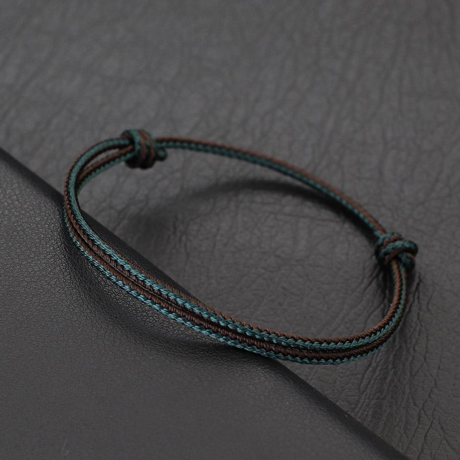 

Ethnic 2mm Thin String Bracelet For Men High Quality Adjustable Bohemia Lucky Amulet Braclet Gifts For Him Pulseria Hombre Joias