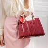 Red handbag for mothers, 2024 new model, large capacity, fashionable handbag for middle-aged women, wedding bag, crossbody bag for mother-in-law