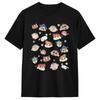 School Friends Crayon Shin Chan T-Shirt Summer Y2K Retro T Shirts 100 Cotton Tshirt For Mens Short Sleeves Clothing
