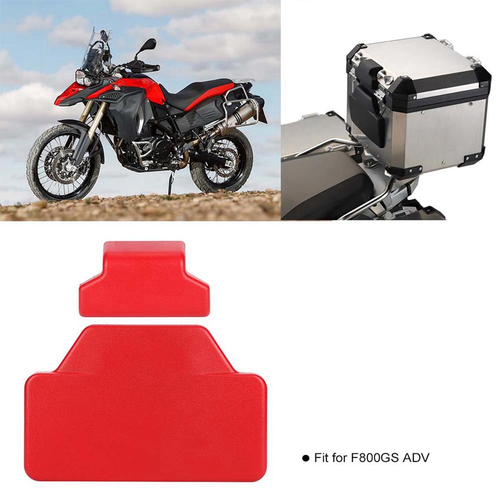 Rubber Rear Pad Saddlebag Passenger Backrest Accessory Fit for F800GS(Black)