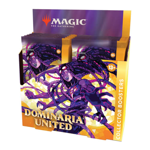 Magic: The Gathering Dominaria Unite Collector Booster (English Version) with 2 History Promo Cards (Box of 12 Packs) MTG Trading Card Wizards of the
