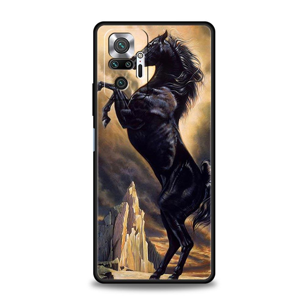 

Силіконова накладка Running Horse Wild Animals для Xiaomi Redmi Note 13 12 5G 11 10 Pro Plus 4G 9S 9 8 7 9T 13C 10C 9C 9A Redmi Note 13 4G