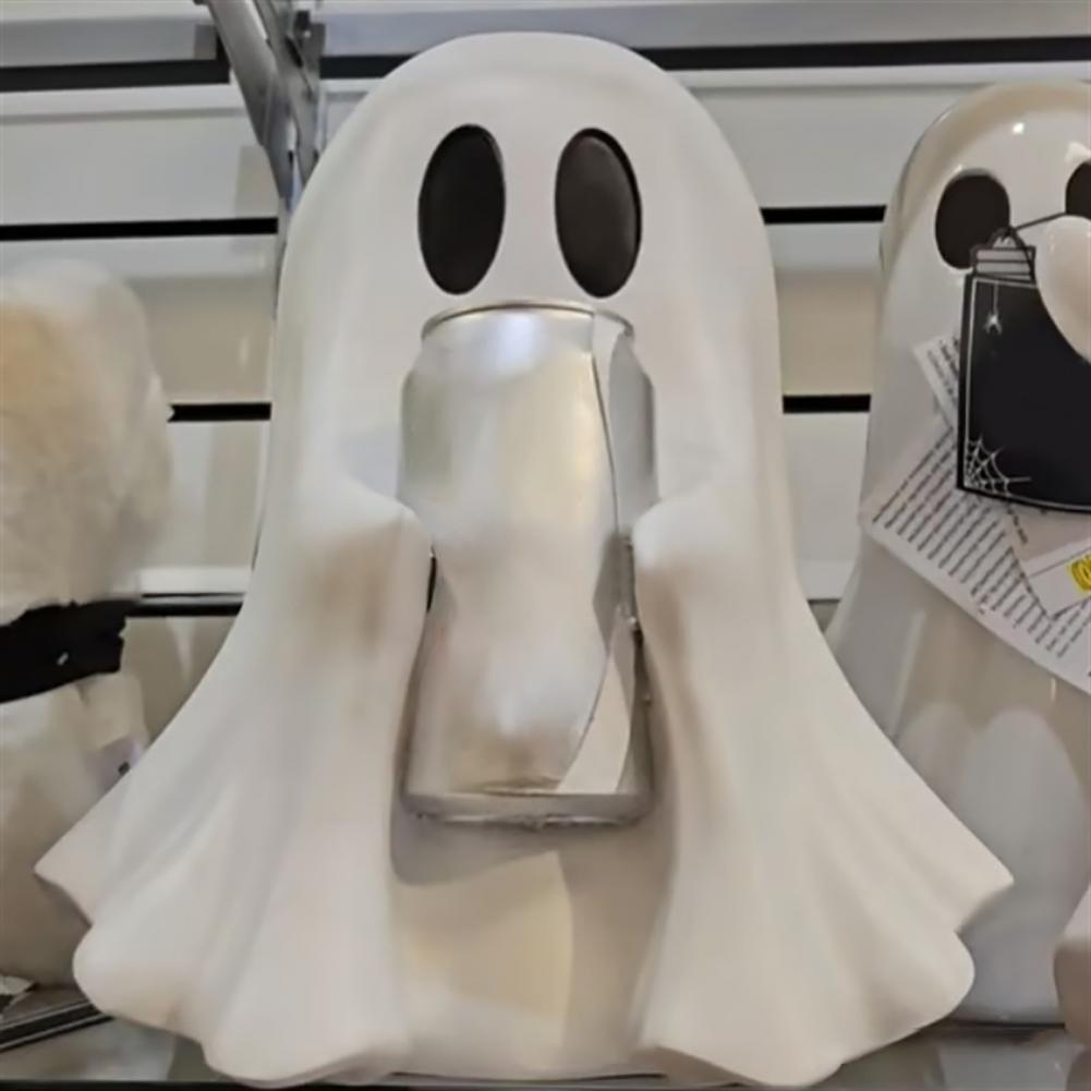 Ghost Figurine Unique Ghost Figurine Spooky Halloween Ghost Decor Set Cute Resin Ornaments for Indoor Porch for Home