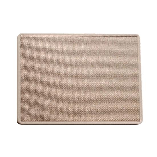 Entrance Door Mat, Absorbent Bathroom Mat, Linen Floor Rug, Anti-Slip Washable Door Mat for Home Kitchen Entryway B