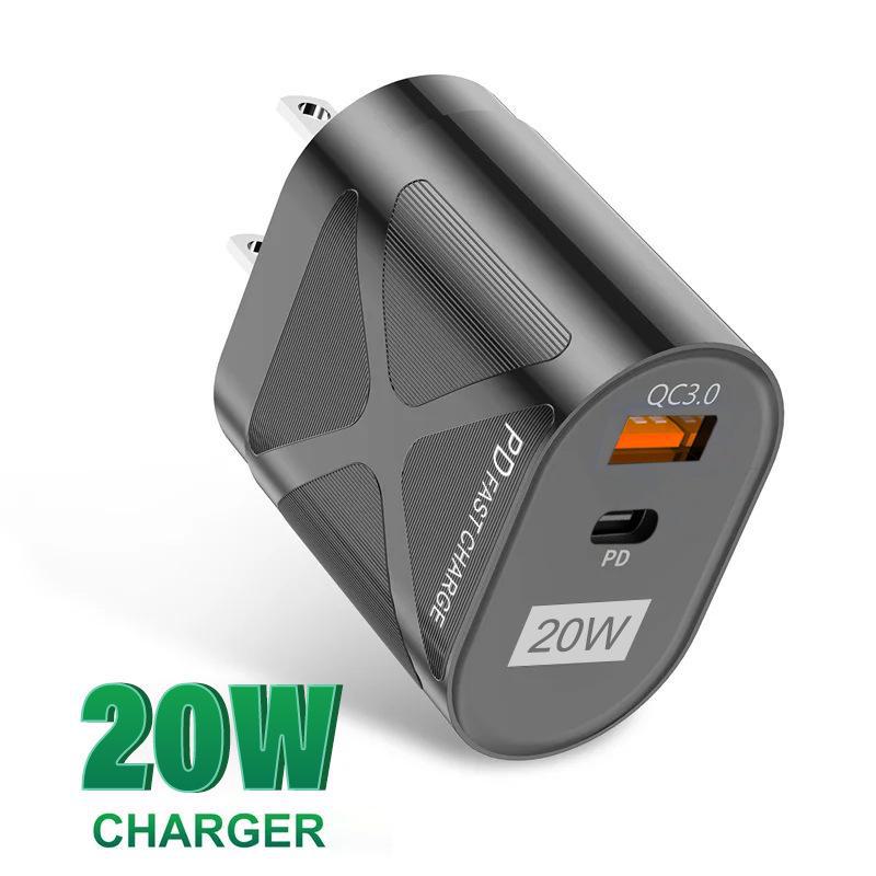 PD33W QC3.0 65W GaN Multi-Port Fast Charger with US Plug