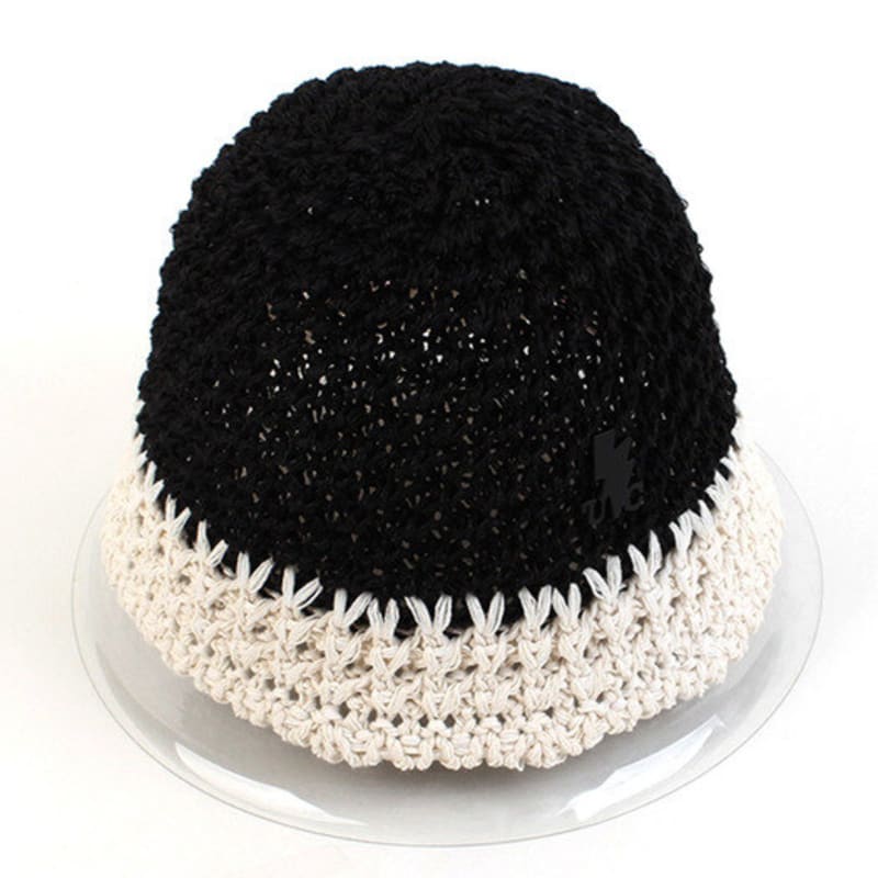 

Универсальная химия Летняя двухцветная черная панама FREE