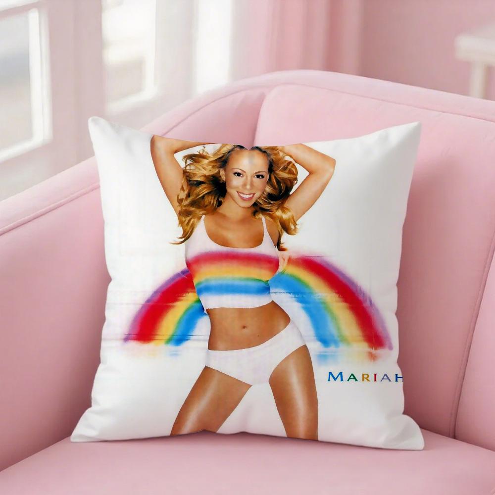

Singer Mariah Carey Pillow Case Cover Square Sofa With Pillow Case For Home Use 12x12Inch