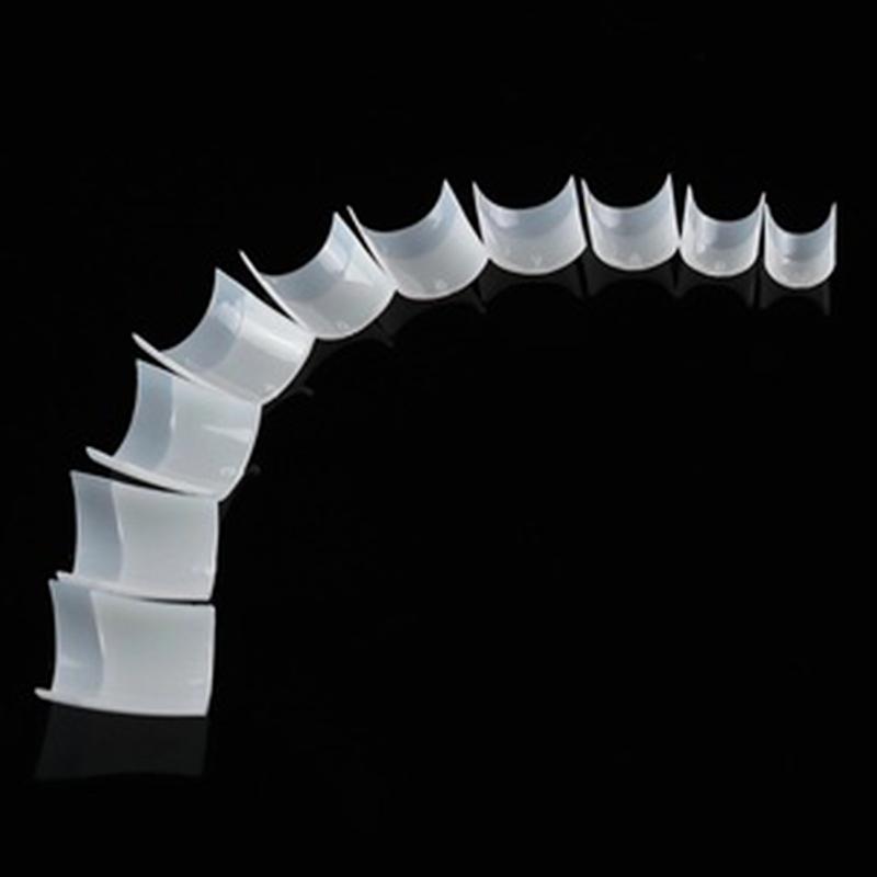 500 Stück/Box Kurze Eckige Nagelspitzen Französische Acryl-Maniküre Falsche Nägel